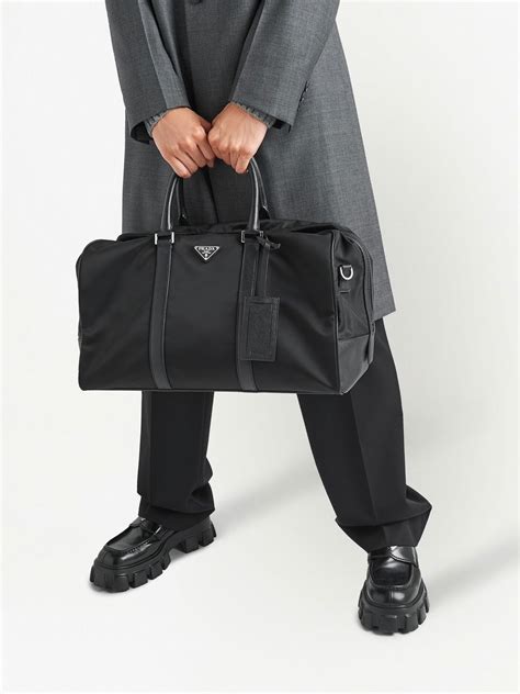 prada triangle duffle bag|vintage prada duffle bag.